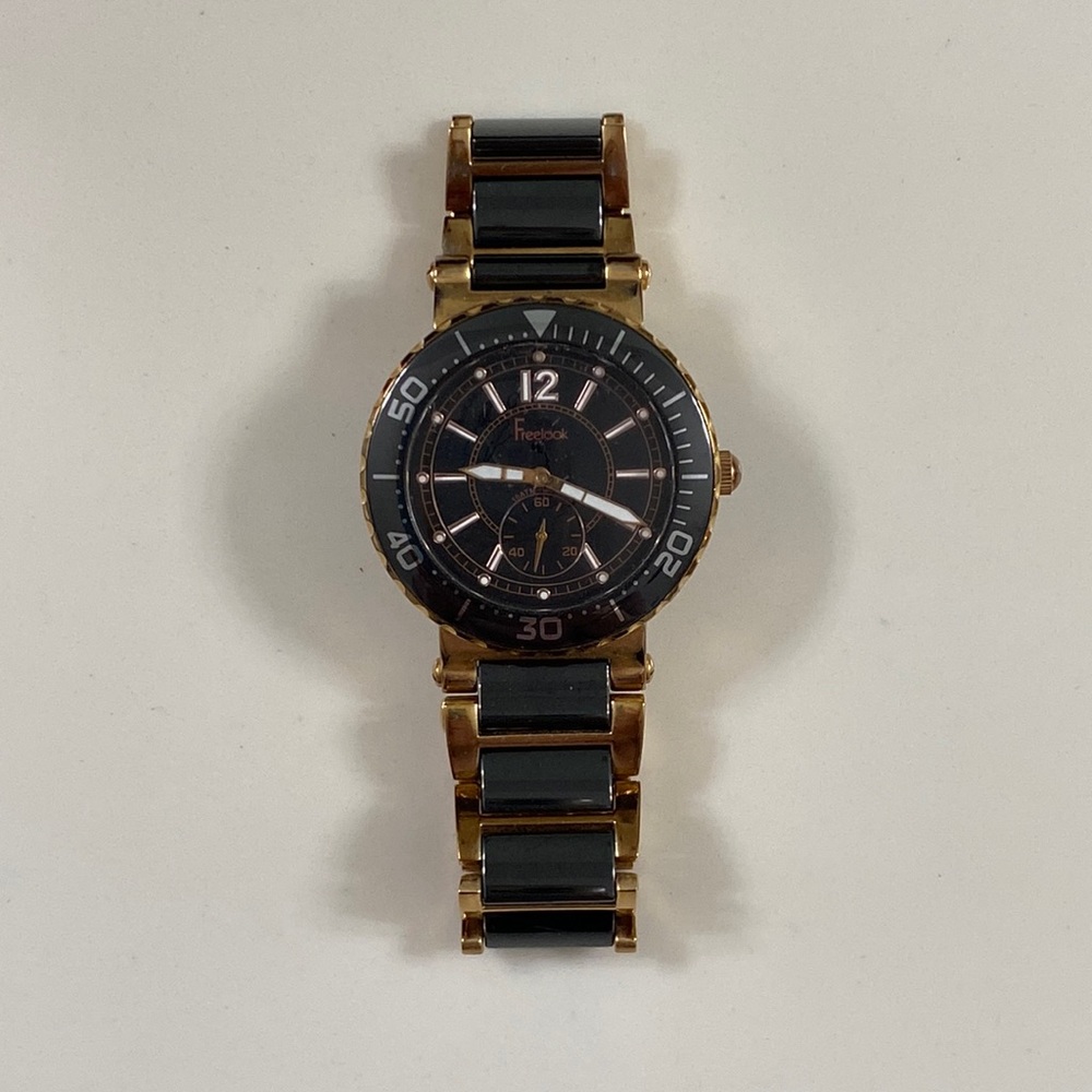 Freelook | Black & Gold Watch
